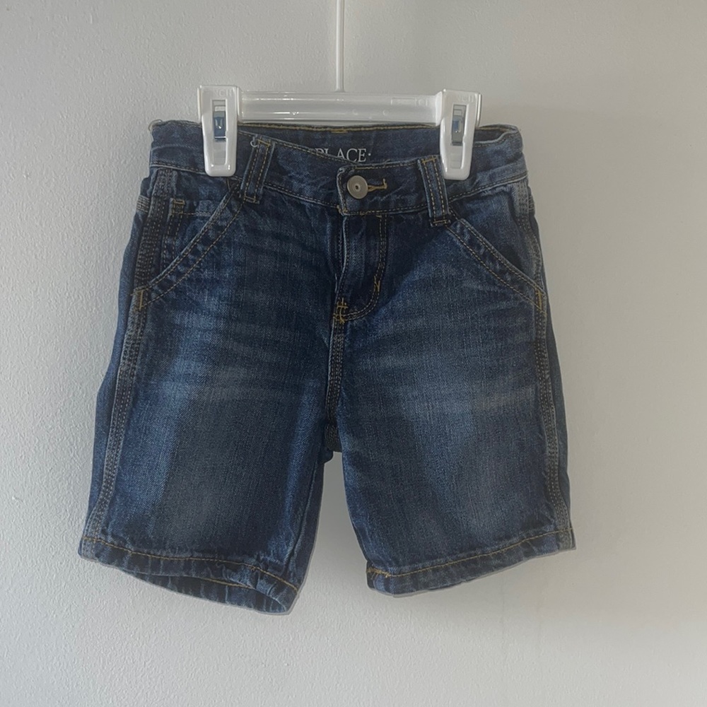 The Children’s Place dark blue jeans shorts (size: 5)